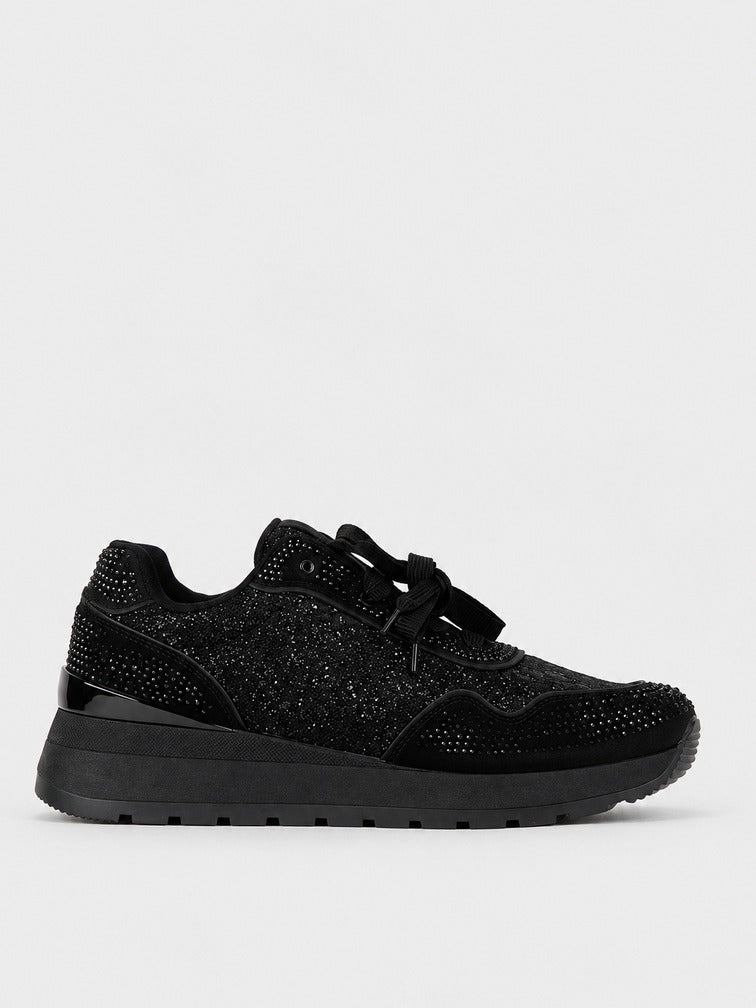 Sneaker Flatform Gioiello - KA2620 - nero