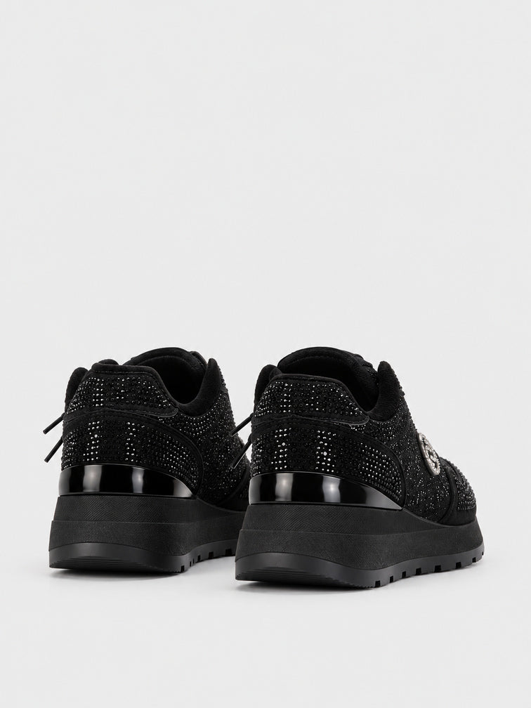 Sneaker Flatform Gioiello - KA2620 - nero