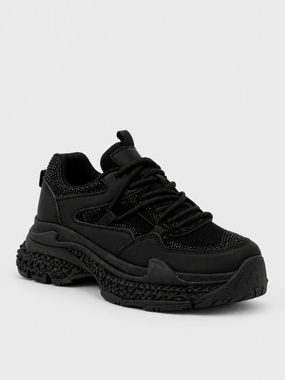 Sneaker Flatform Chunky - KA2622 - nero