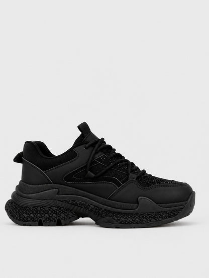 Sneaker Flatform Chunky - KA2622 - nero