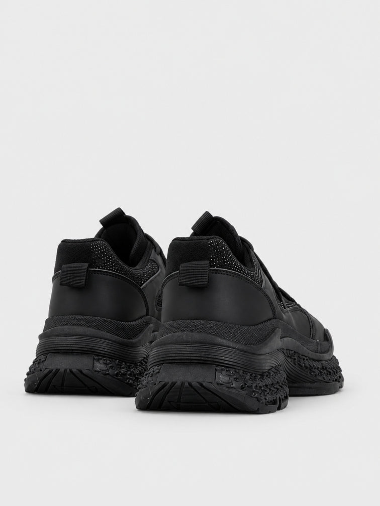 Sneaker Flatform Chunky - KA2622 - nero