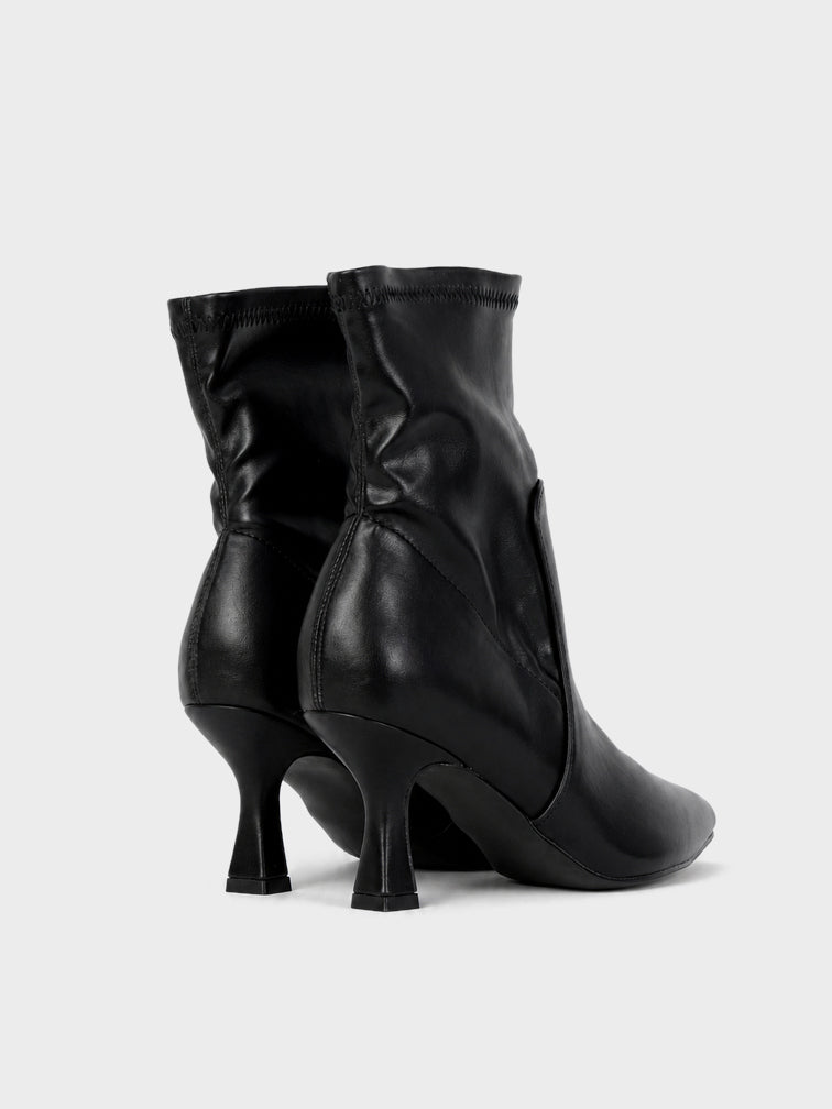 Tronchetto a Punta Elasticizzato - LA2505 - nero PU