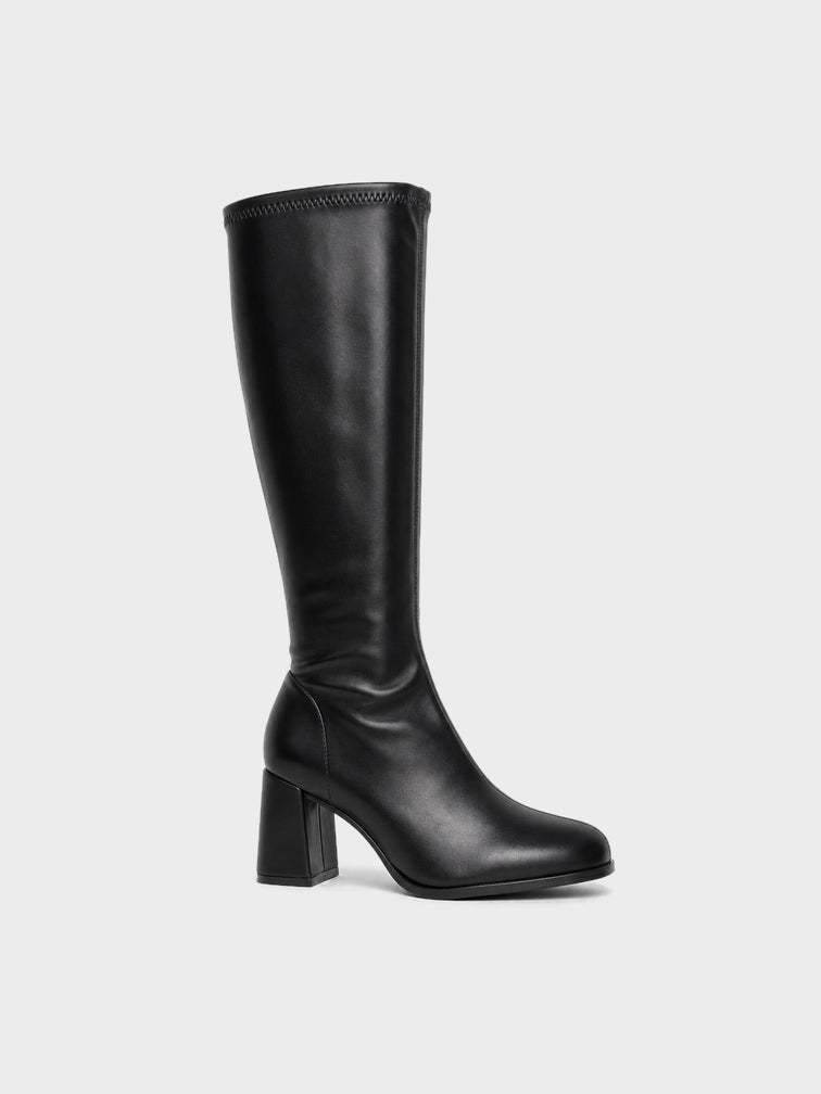 Stivale Alto Elasticizzato - LA2605 - nero