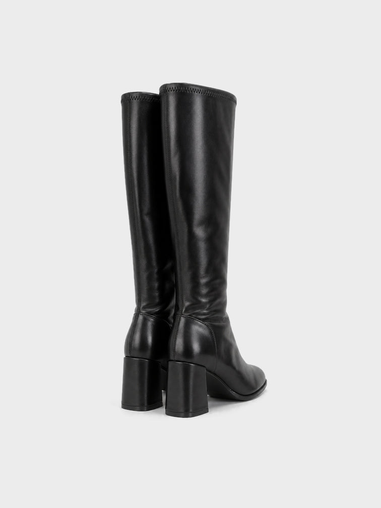 Stivale Alto Elasticizzato - LA2605 - nero