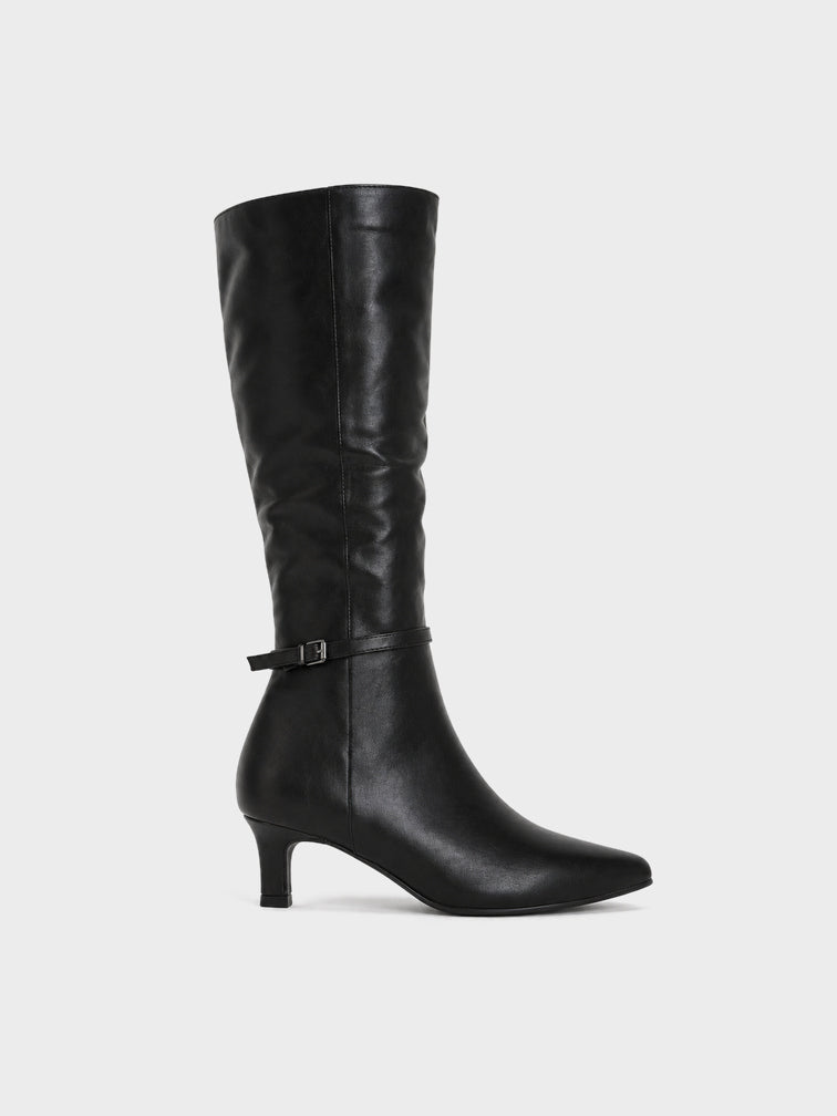 Stivale Alto Tacco Kitten - LA2612 - nero
