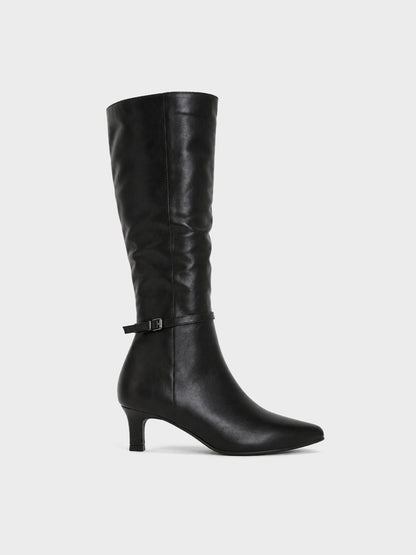 Stivale Alto Tacco Kitten - LA2612 - nero