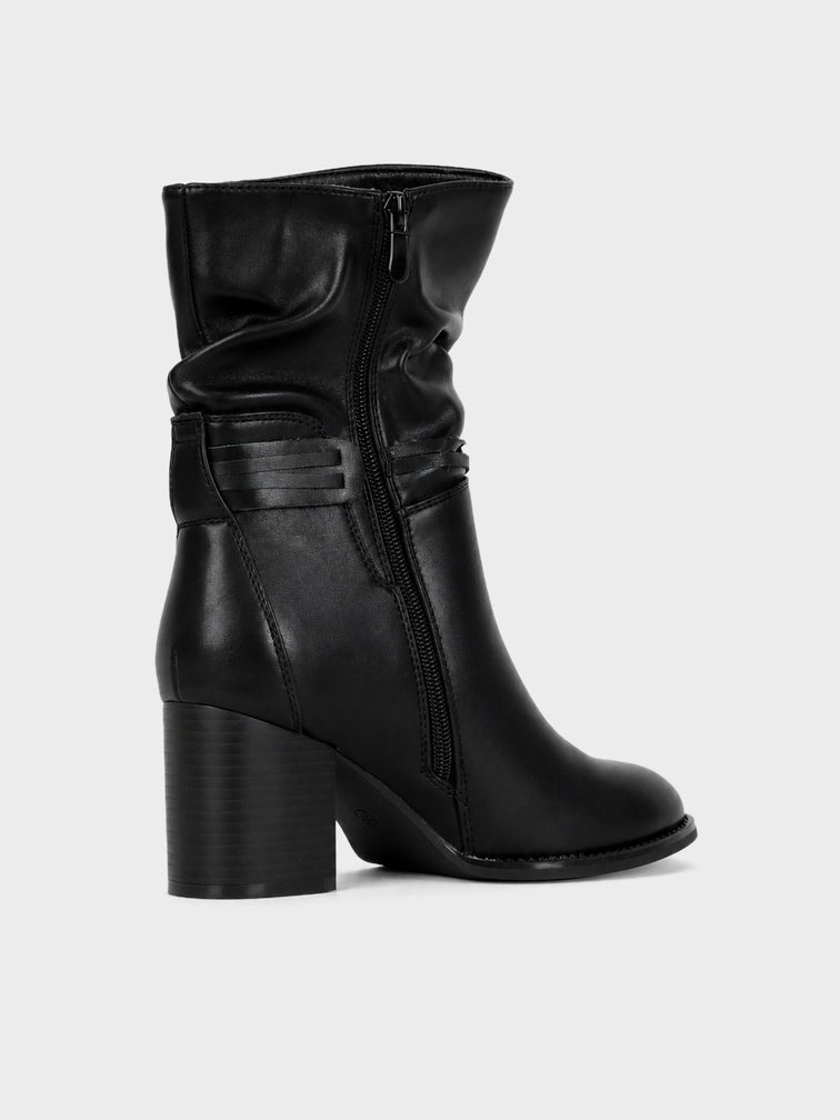 Stivale Midi con Frange - RQQ8 - nero