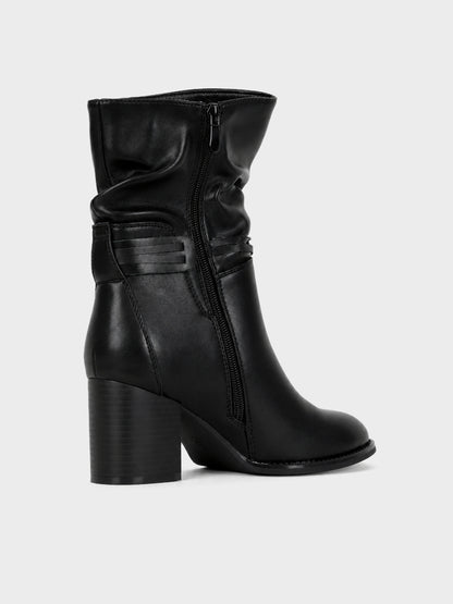 Stivale Midi con Frange - RQQ8 - nero