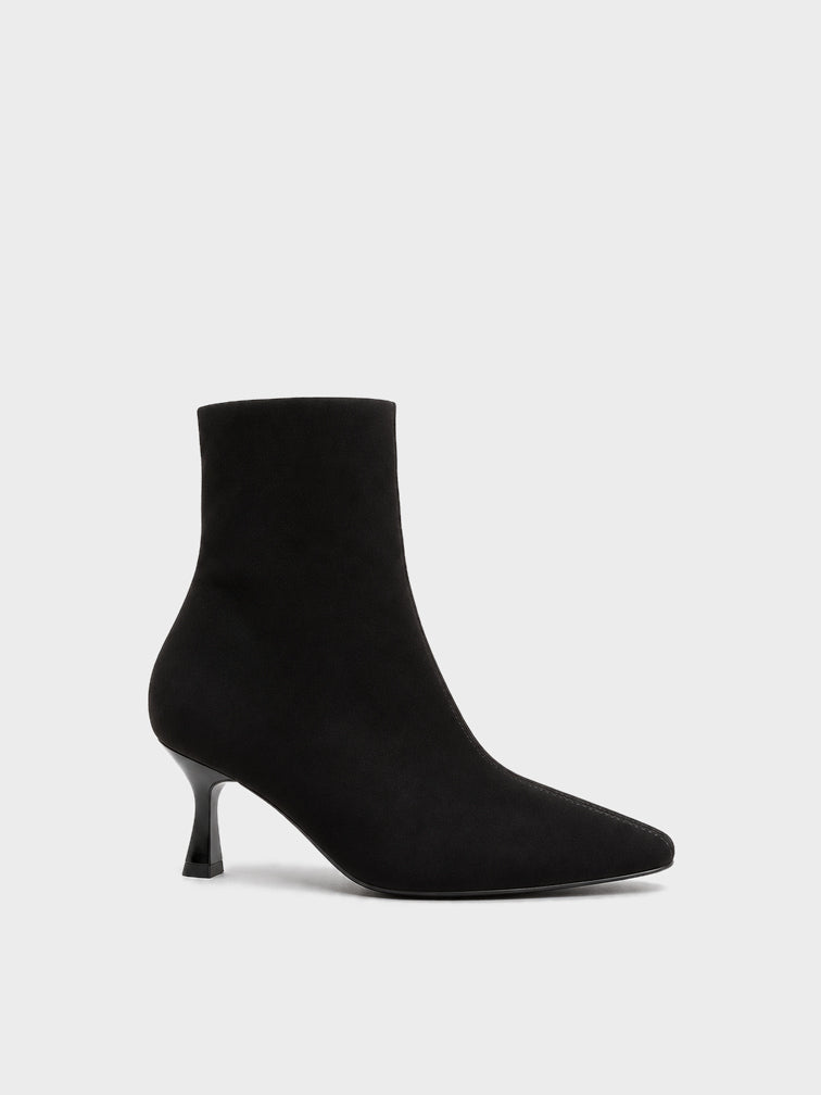 Stivaletto Kitten punta affusolata - ST2602 - nero