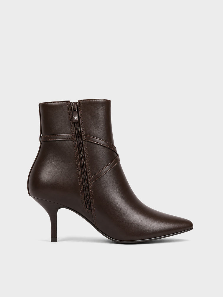 Tronchetto Spillo con Cinturini - ST2607 - marrone