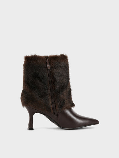 Tronchetto con Pelliccia - ST2608 - marrone