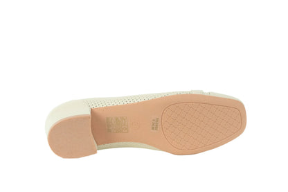 Beige Low Heel Shoes - TA2402