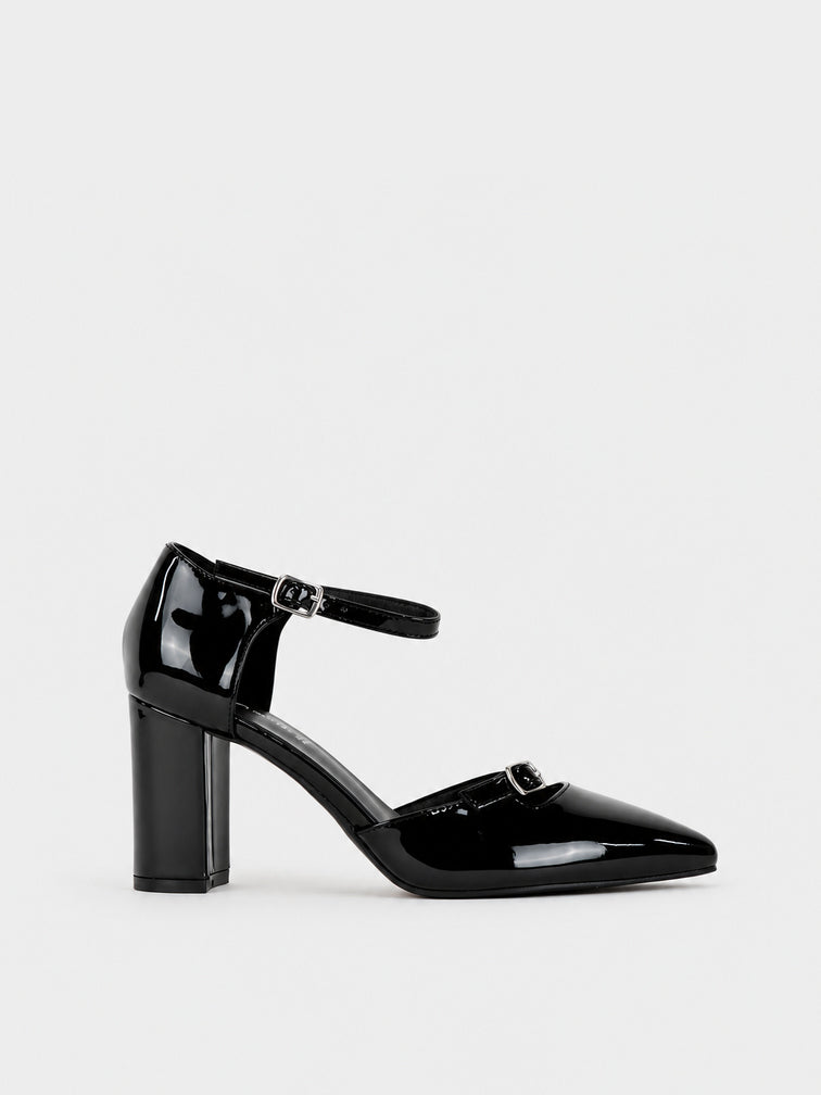 Décolleté Cinturino alla Caviglia - TA2630 - nero (vista laterale)