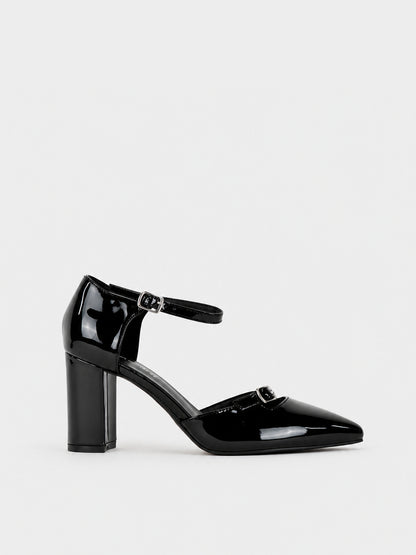 Décolleté Cinturino alla Caviglia - TA2630 - nero (vista laterale)