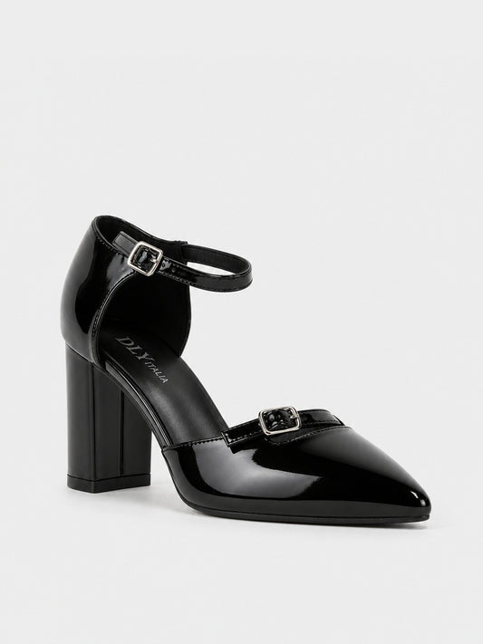 Décolleté Cinturino alla Caviglia - TA2630 - nero