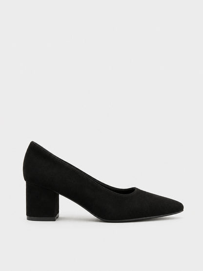 Décolleté Tacco Largo - TA2631 - nero (vista laterale)