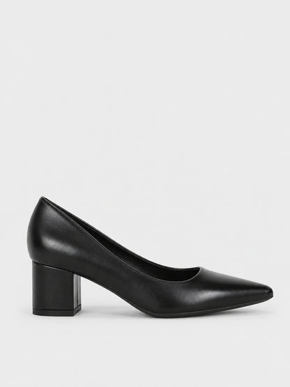 Décolleté Tacco Largo - TA2631 - nero PU