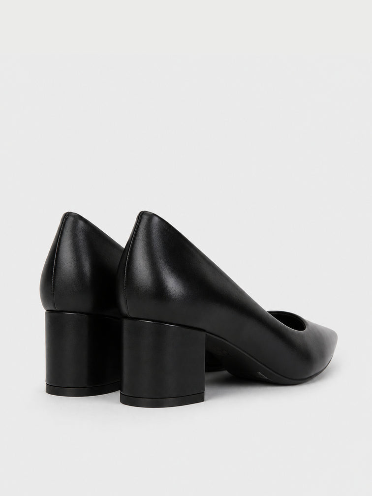 Décolleté Tacco Largo - TA2631 - nero PU