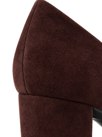 Décolleté Tacco Largo - TA2631 - marrone