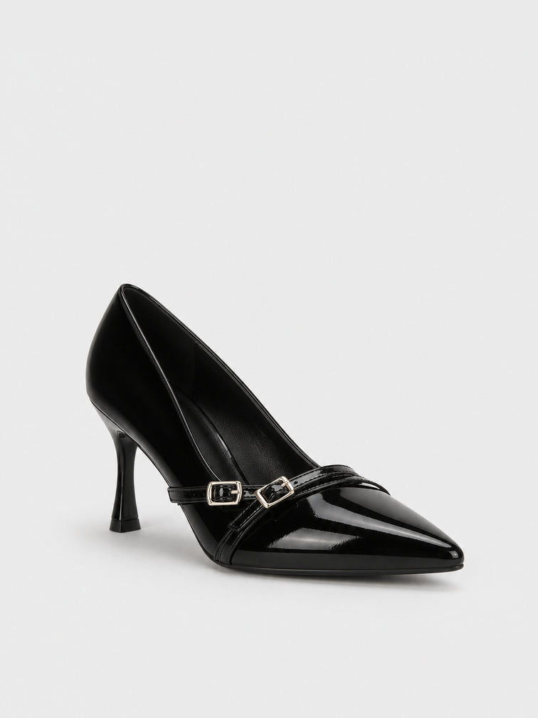 Décolleté Doppia Fibbia - TA2632 - nero