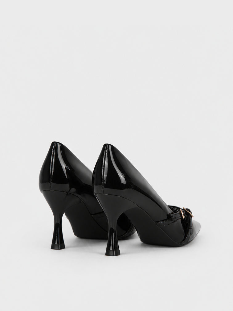Décolleté Doppia Fibbia - TA2632 - nero