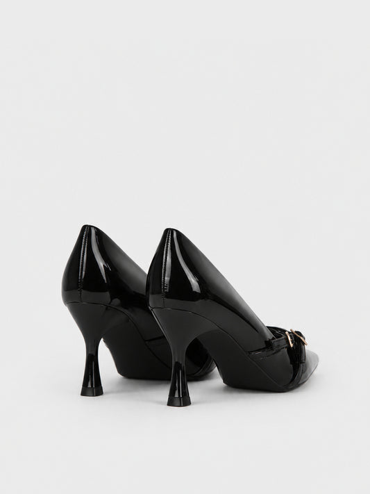 Décolleté Doppia Fibbia - TA2632 - nero