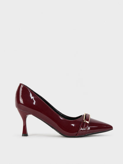 Décolleté Fibbia Gioiello - TA2633 - bordeaux (vista laterale)