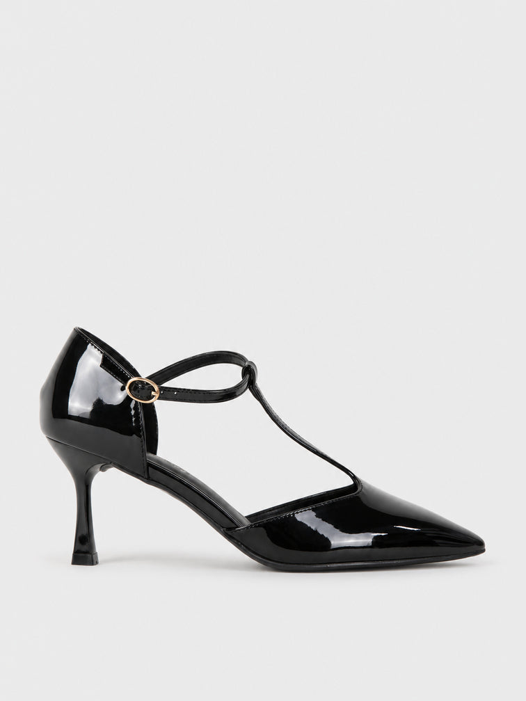 Décolleté Cinturino a T - TA2634 - nero (vista laterale)