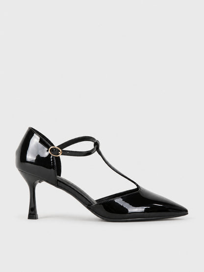 Décolleté Cinturino a T - TA2634 - nero (vista laterale)
