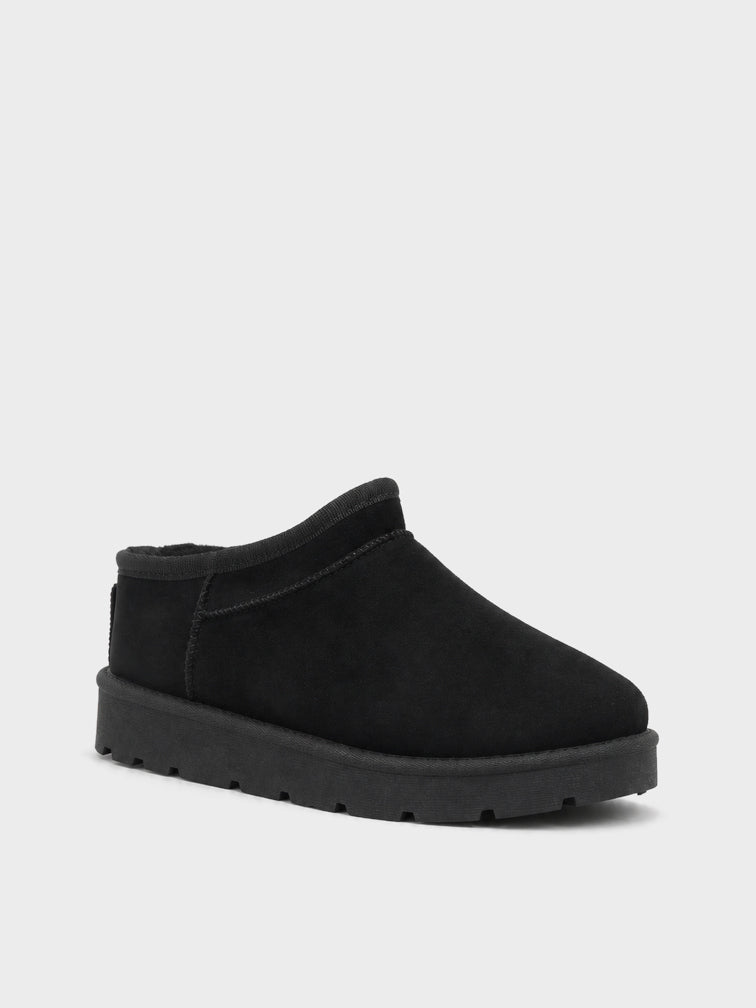 Ciabatta Pelo Platform - UG2601 - nero