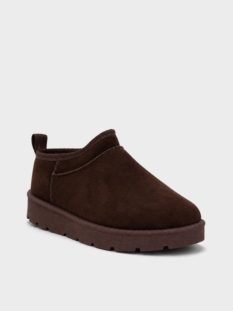 Ciabatta Pelo Platform - UG2601 - marrone