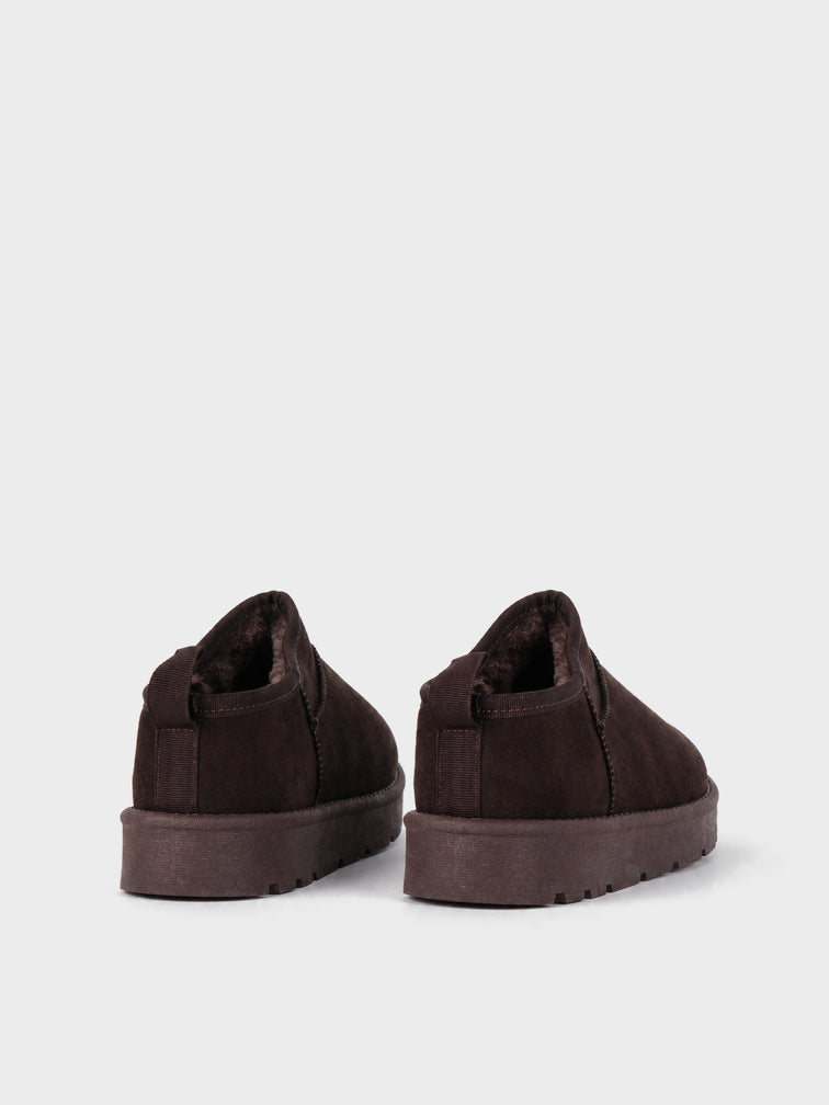 Ciabatta Pelo Platform - UG2601 - marrone