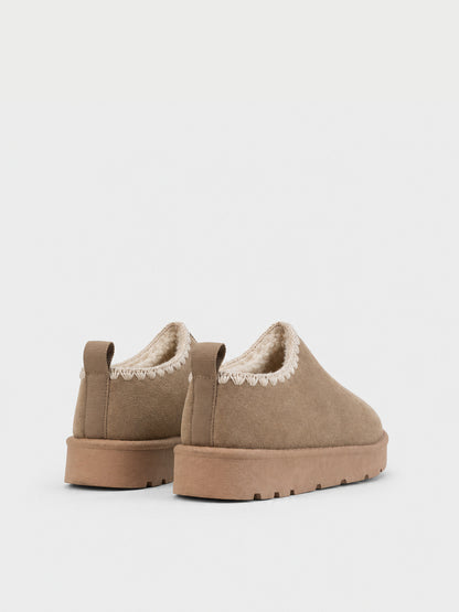 Ciabatta Pelo Bordo Smerlato - UG2602 - kaki