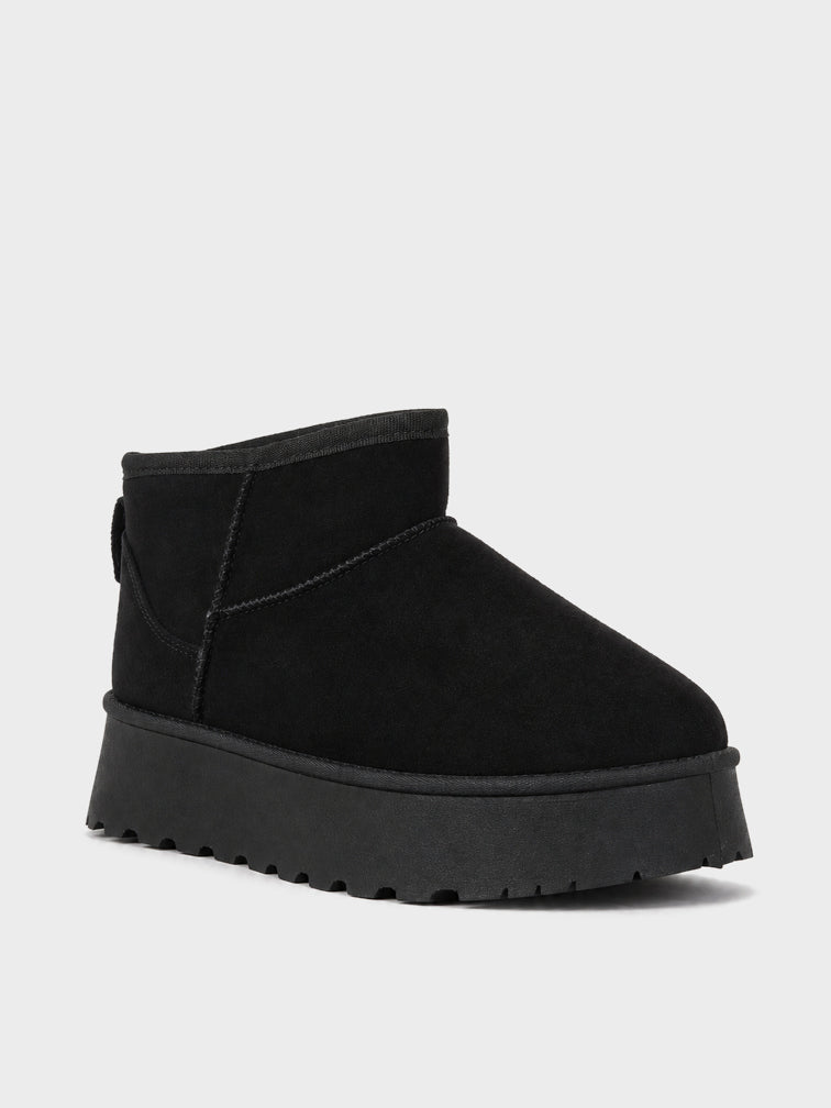 Stivaletto Pelo Platform - UG2603 - nero