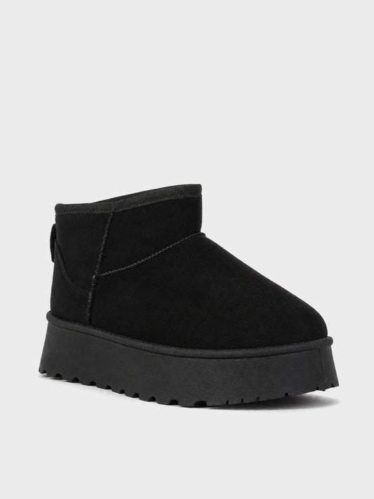 Stivaletto Pelo Platform - UG2603 - nero