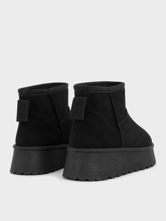 Stivaletto Pelo Platform - UG2603 - nero
