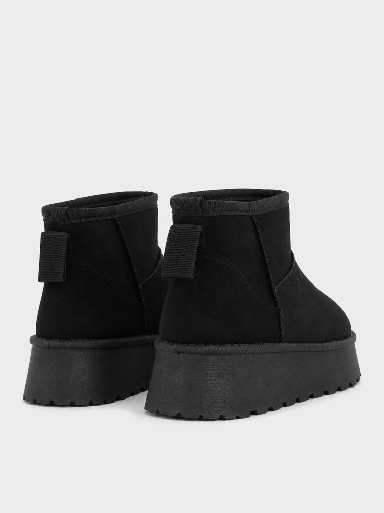 Stivaletto Pelo Platform - UG2603 - nero