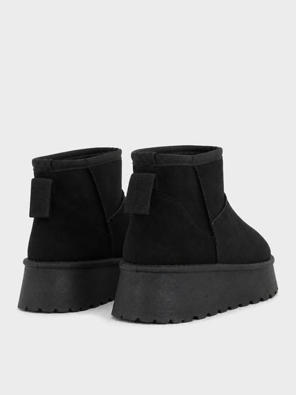 Stivaletto Pelo Platform - UG2603 - nero