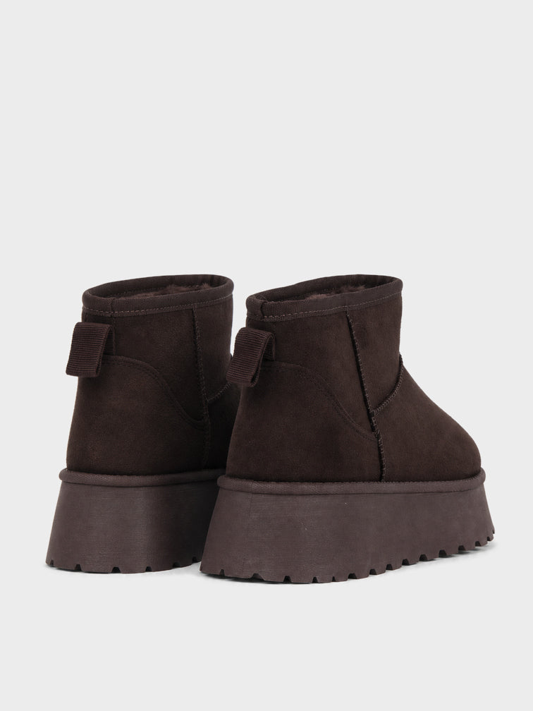Stivaletto Pelo Platform - UG2603 - marrone