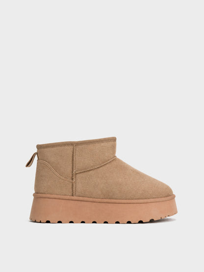 Stivaletto Pelo Platform - UG2603 - kaki (vista laterale)