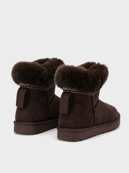 Stivaletto Pelo con Risvolto - UG2605 - marrone