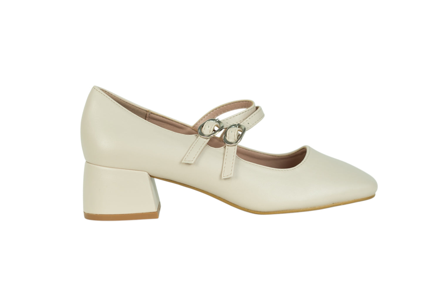 Beige Low Heel Shoes - TA2402